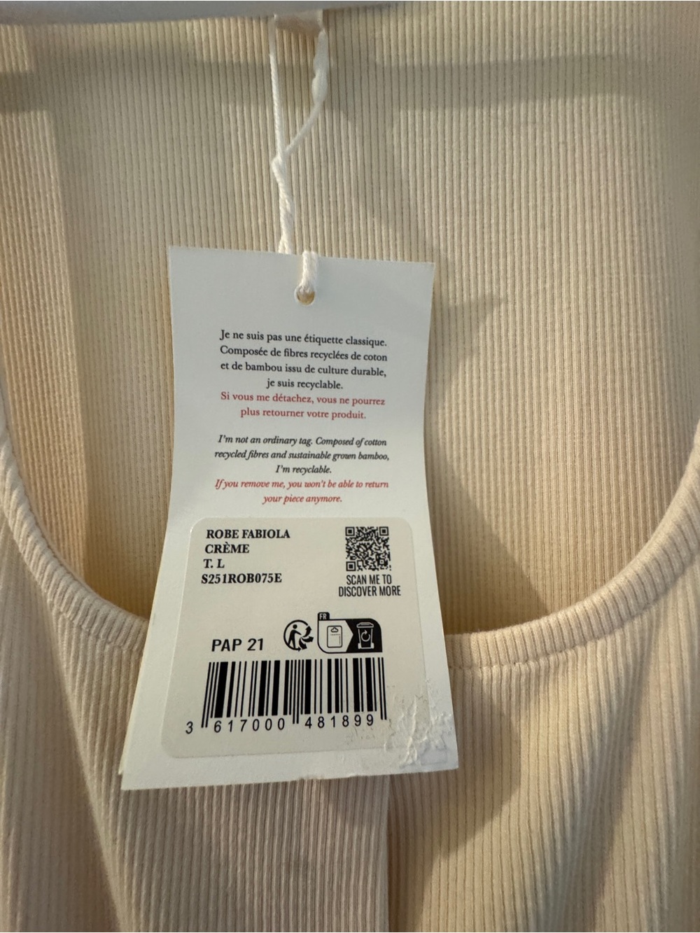 Sezane Fabiola Size Large Maxi Dress NWT - Picture 3 of 5